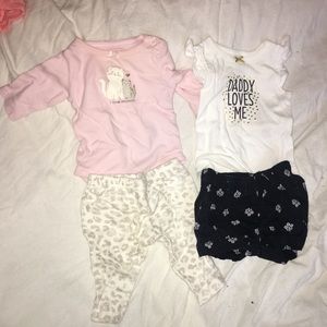 I love mommy and daddy newborn set